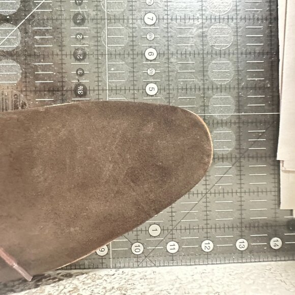 Wolf & Shepherd Men Size 10 Dark Brown Suede Plain Toe Ankle Chukka Boot - Picture 12 of 12